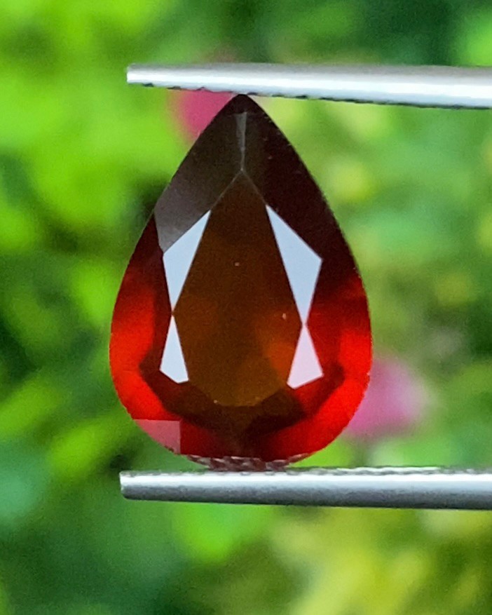 พลอย เฮลโซไนท์ การ์เน็ท Hessonite Garnet 4.02 กะรัต (Cts.) ดิบ Unheated พลอยแท้อัญมณีมงคล ประจําวันเกิด เครื่องประดับพลอย