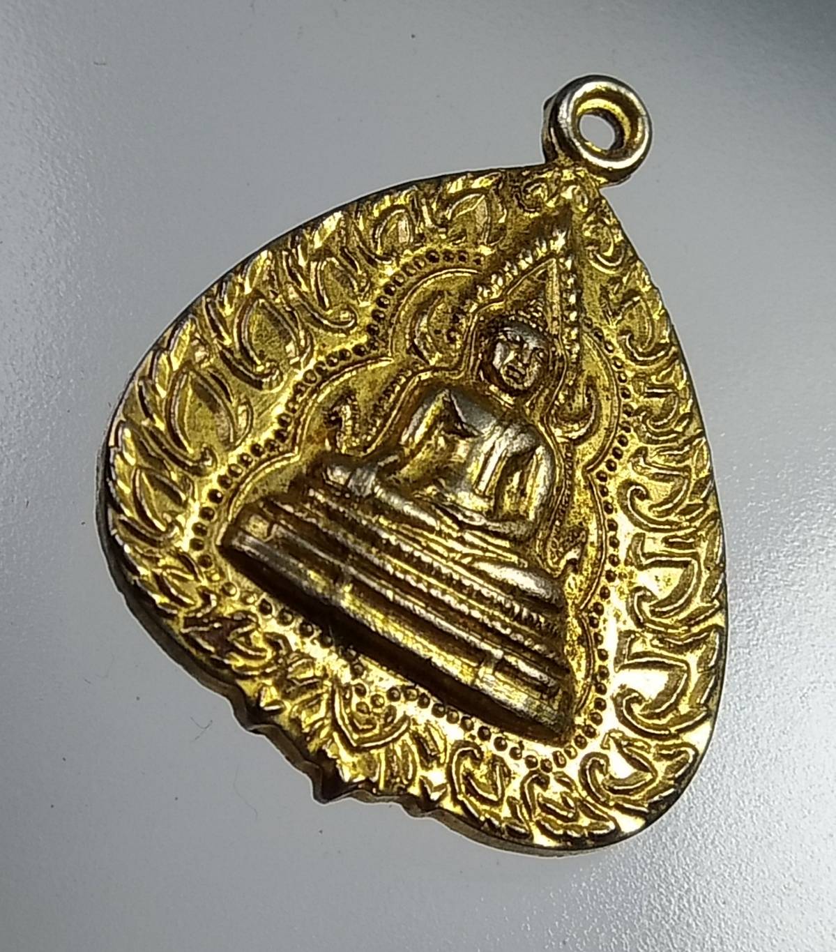 A985 เหรียญใบโพธิ์ พระพุทธชินราช ออกวัดวังทอง จ.พิษณุโลก ปี2514