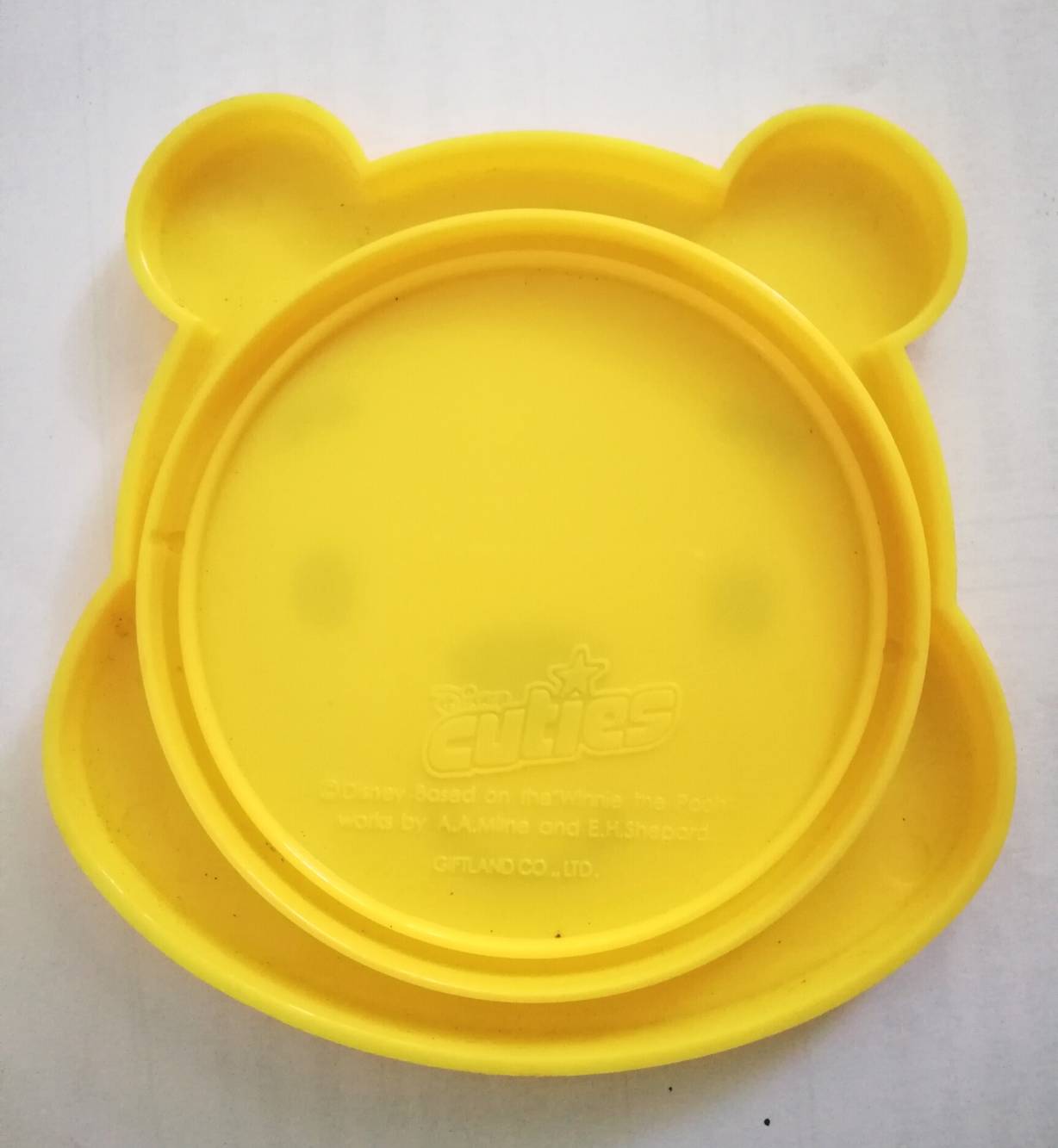 กระปุกขนาดเล็กอเนกประสงค์ สีเหลือง ลายหมีพูห์ Cutie,Disney based on Winnie the Pooh