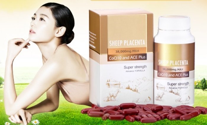 Sheep Placenta 38000 mg Angel’s Secret Sheep Placenta 38,000 mg.Q10 & ACE Plus รกแกะ 100 เม็ด ของแท้ ราคามาตรฐาน