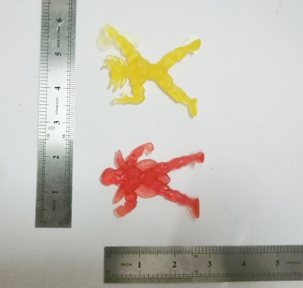 ตุ๊กตุ่นยาง ดราก้อนบอล โกคู(เหลือง) จีส หน่วยรบกีนิว(ส้ม