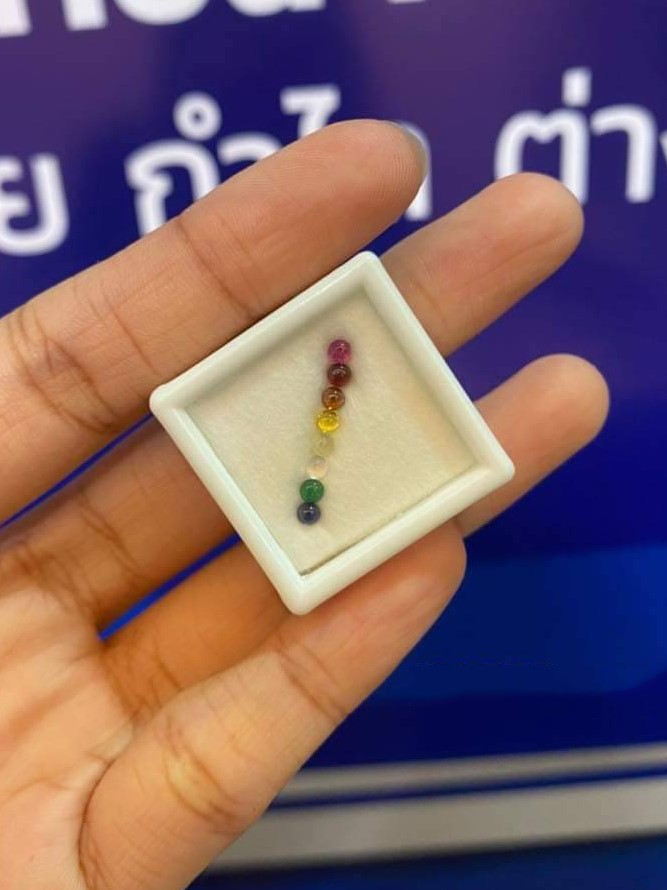 พลอยนพเก้า (Nine Gems) พลอยแท้ อัญมณีมงคลประจําวันเกิด เครื่องประดับพลอย