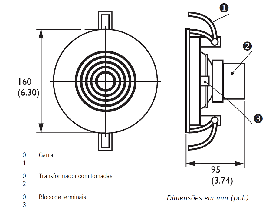 BOSCH LBC3950/01 ลำโพงติดเพดาน Ceiling Loudspeaker