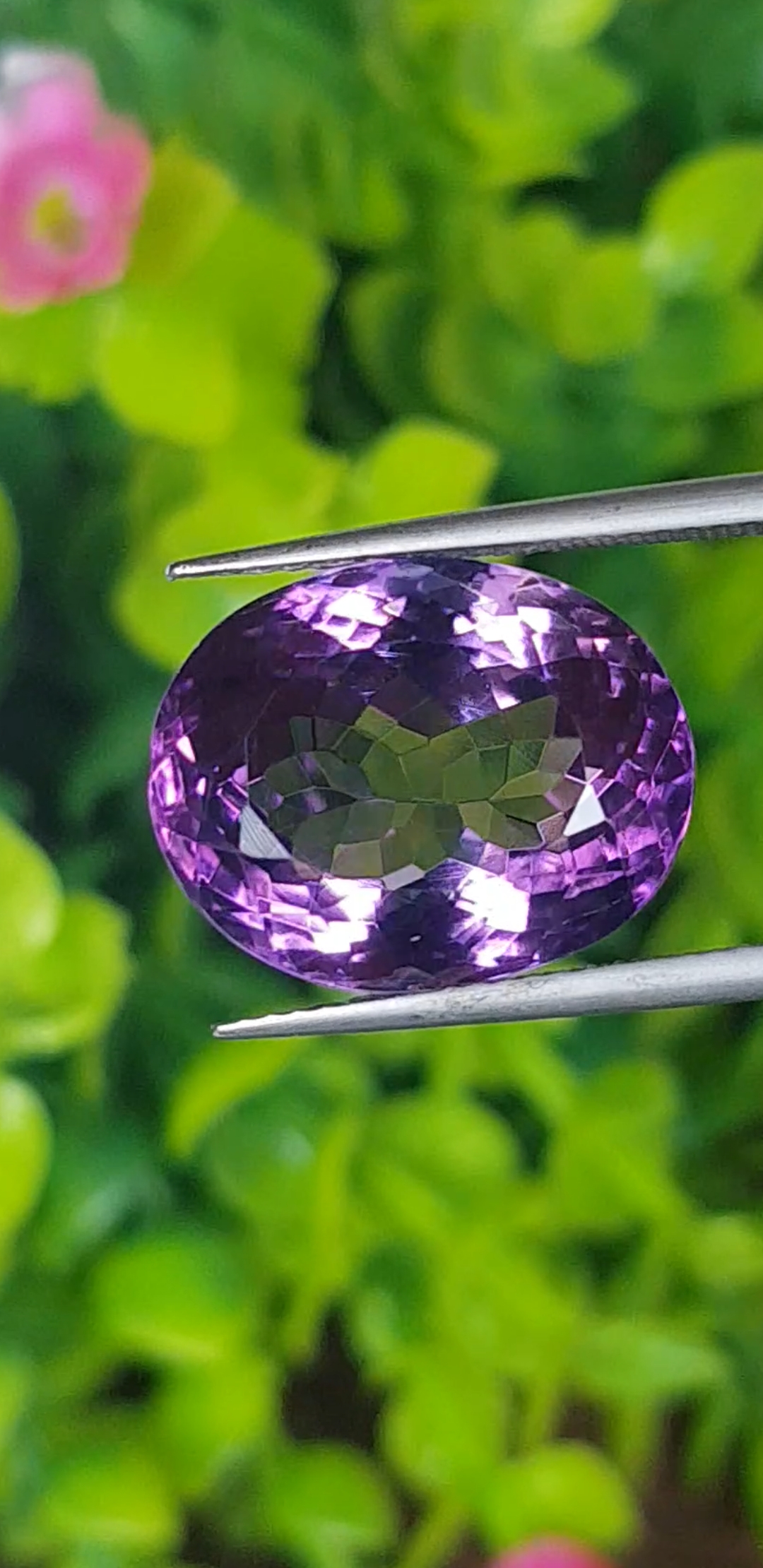 พลอย อเมทิส Amethyst 13.83 กะรัต (Cts.) พลอยแท้ อัญมณีมงคลประจําวันเกิด เครื่องประดับพลอย