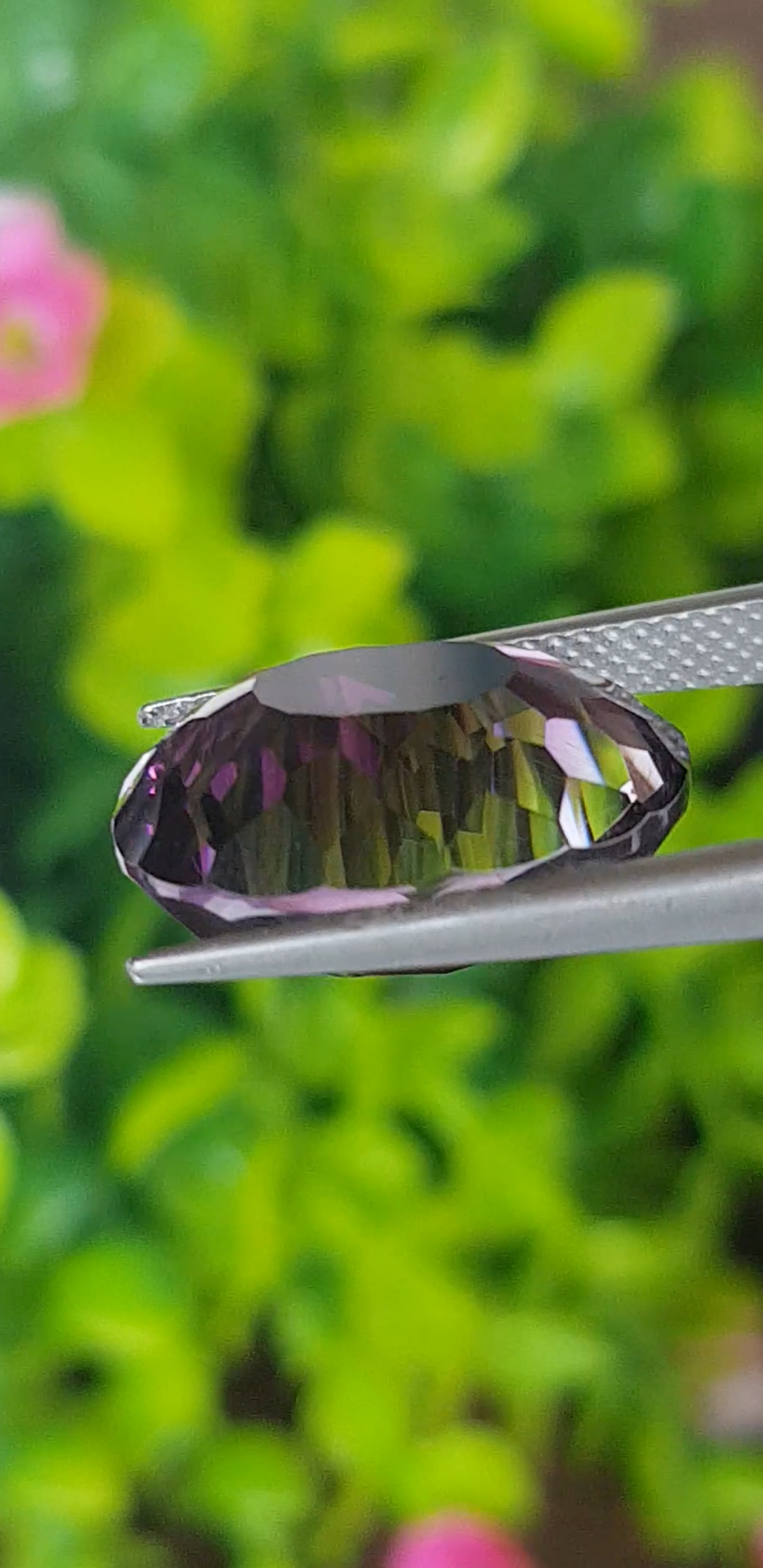 พลอย อเมทิส Amethyst 10.80 กะรัต (Cts.) พลอยแท้ อัญมณีมงคลประจําวันเกิด เครื่องประดับพลอย