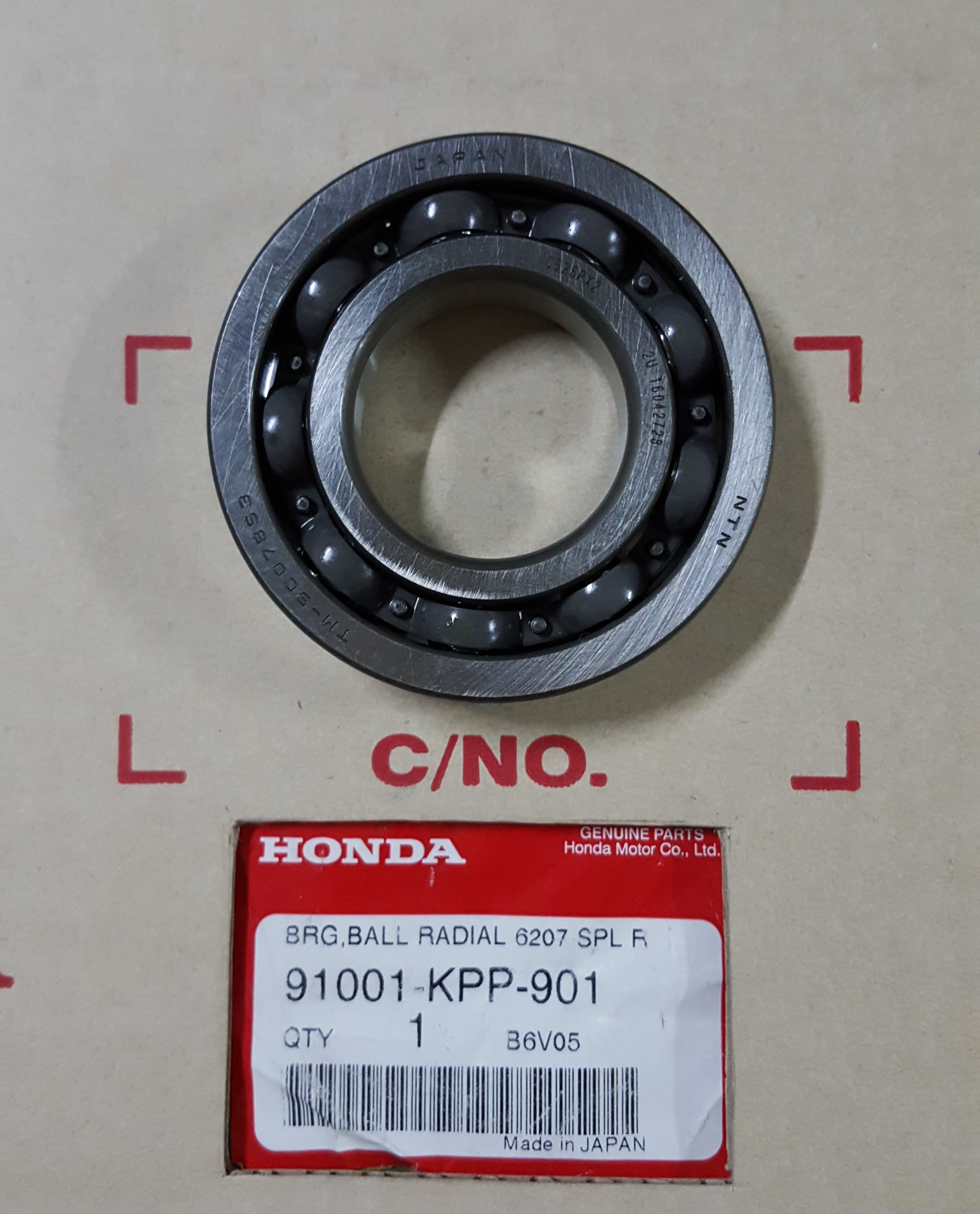 ลูกปืนข้างข้อเหวี่ยงเบอร์6207 CBR150M,R