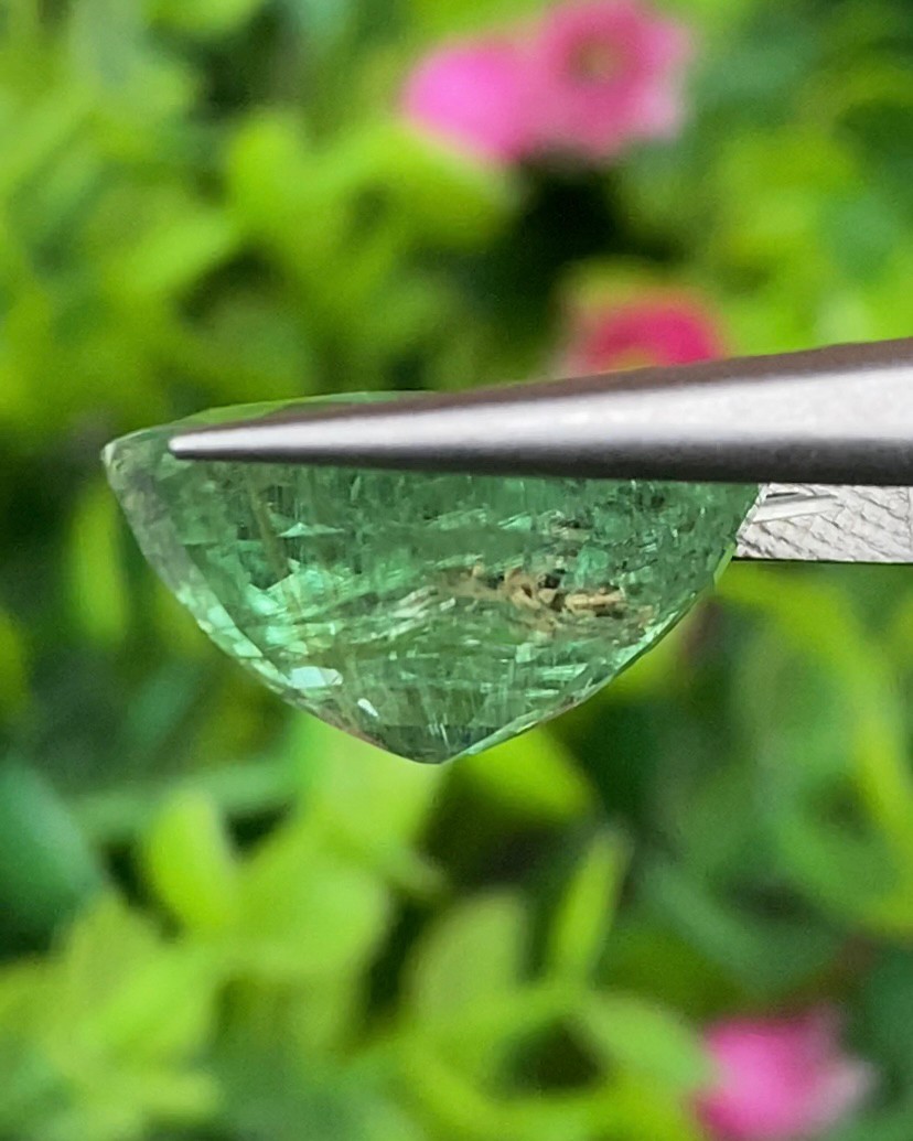 พลอย พาไรบ้า ทัวร์มาลีน Paraiba Tourmaline 13.99 กะรัต (Cts.) พร้อมใบเซอร์ พลอยแท้อัญมณีมงคล ประจําวันเกิด เครื่องประดับพลอย