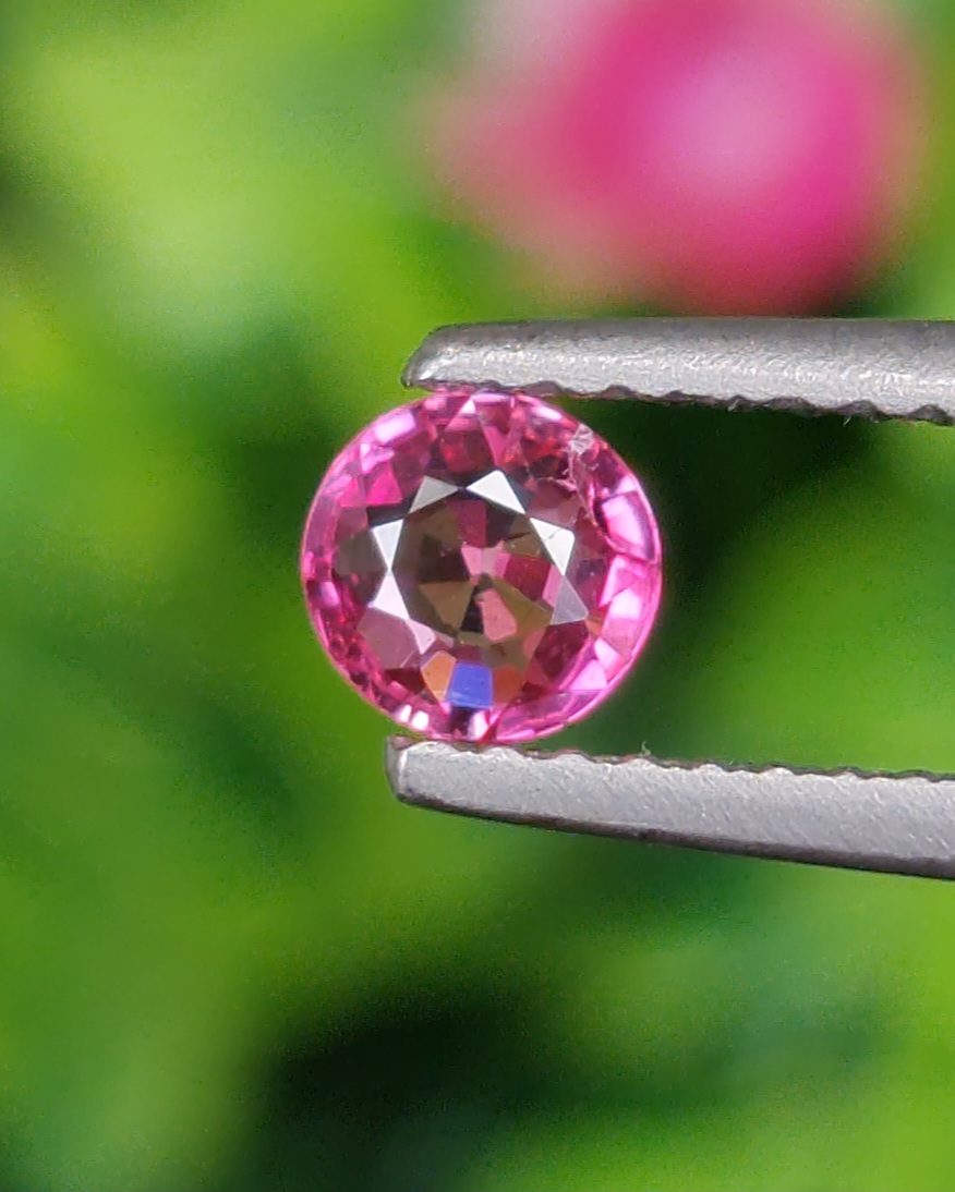 พลอย ชมพู พิ้ง แซฟไฟร์ Pink Sapphire ดิบ Unheated 0.30 กะรัต (Cts.) พลอยแท้ อัญมณีมงคลประจําวันเกิด เครื่องประดับพลอย