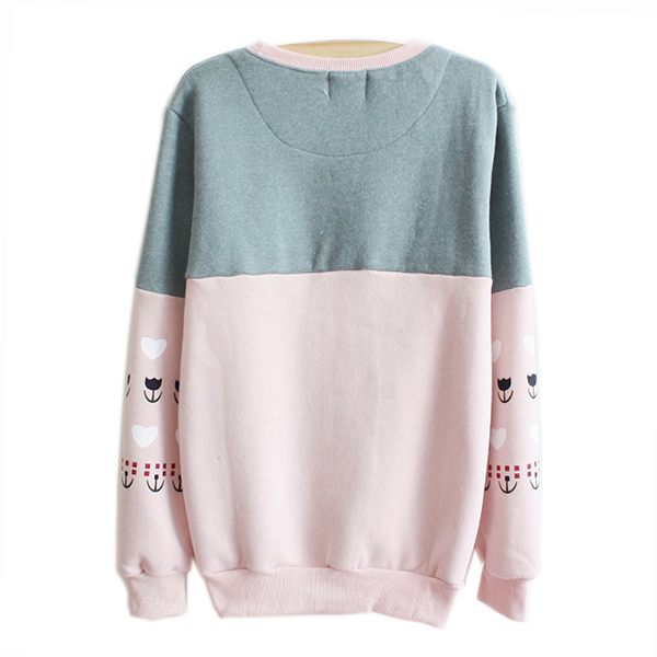 เสื้อสเวตเตอร์กันหนาวลายแกะน้อย ซับผ้าสำลีเต็มตัว (12326H)