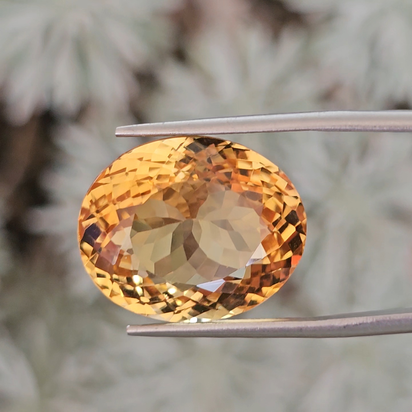 พลอย ซิทริน Citrine 25.92 กะรัต (Cts.) พลอยแท้ อัญมณีมงคลประจําวันเกิด เครื่องประดับพลอย