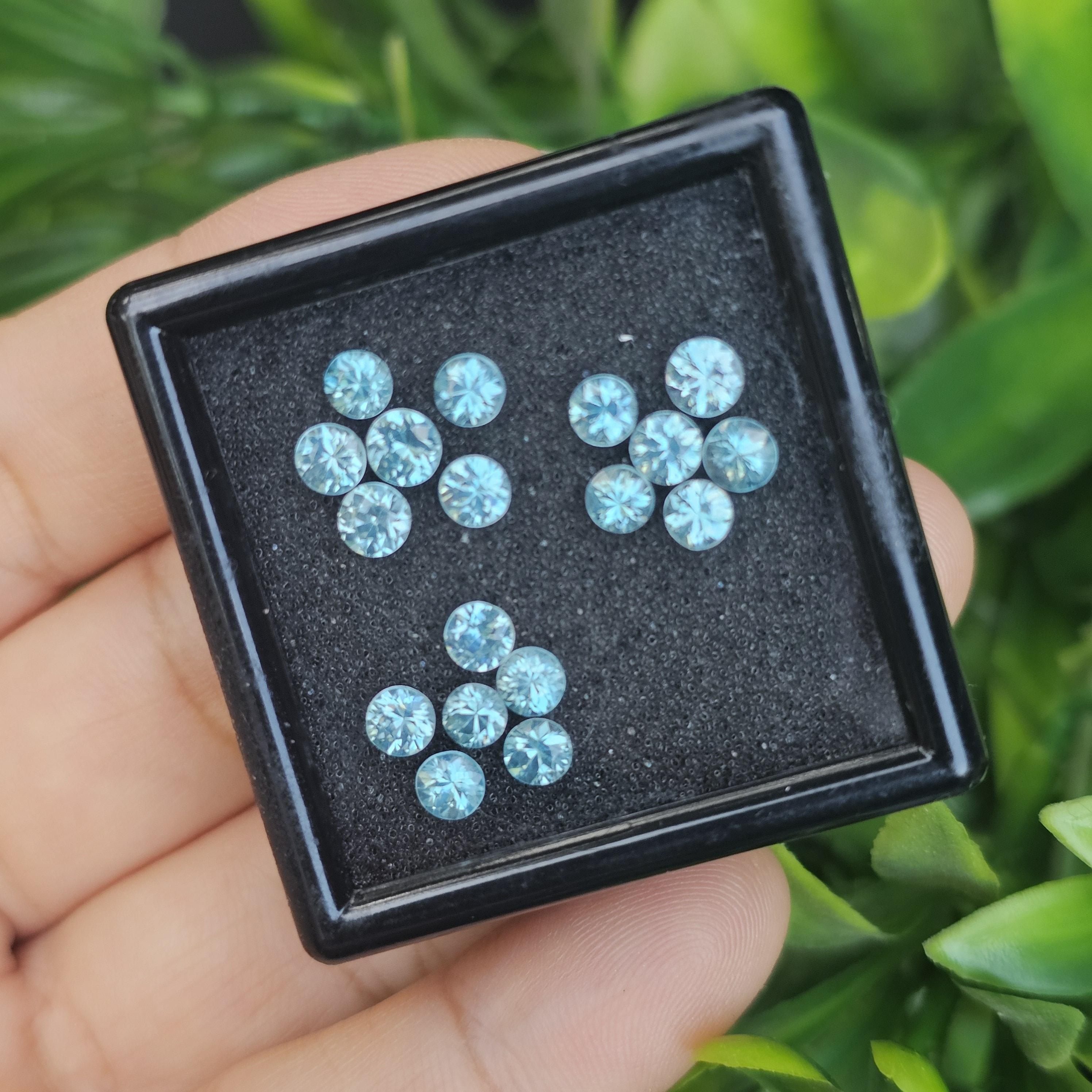 พลอย เพทาย Natural Zircon 7.18 กะรัต (Cts.) 9 เม็ด (18Pcs.) พลอยแท้อัญมณีมงคล ประจําวันเกิด เครื่องประดับพลอย