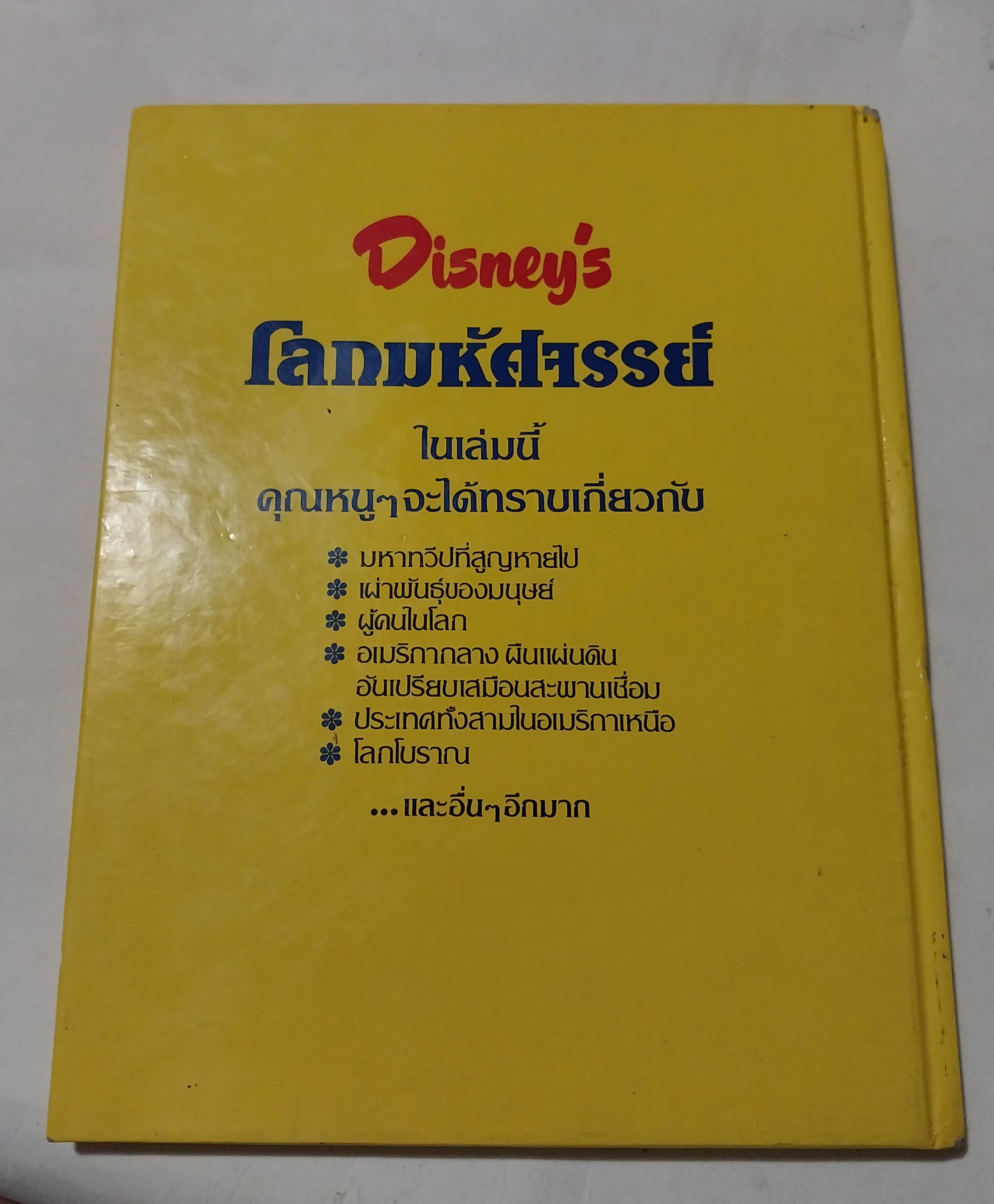 หนังสือดิสนีย์ เล่ม 13 เรื่องทวีป หนังสือปกแข็ง ตัวการ์ตูนดิสนีย์เล่าเรื่อง โลกมหัศจรรย์ ในเล่มนี้คุณหนูๆจะได้ทราบเกี่ยวกับ