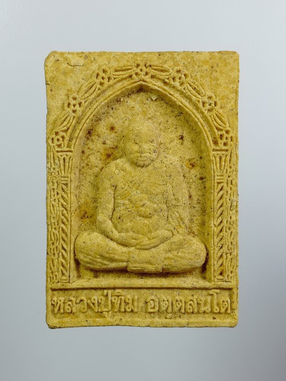 ผ3253 พระผงรูปเหมือนหลังปลาตะเพียนคู่ หลวงปู่ทิม วัดพระขาว จ.อยุธยา