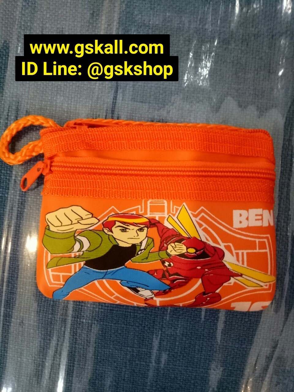 กระเป๋าเด็กมีสองซิปลายเบ็นเท็น