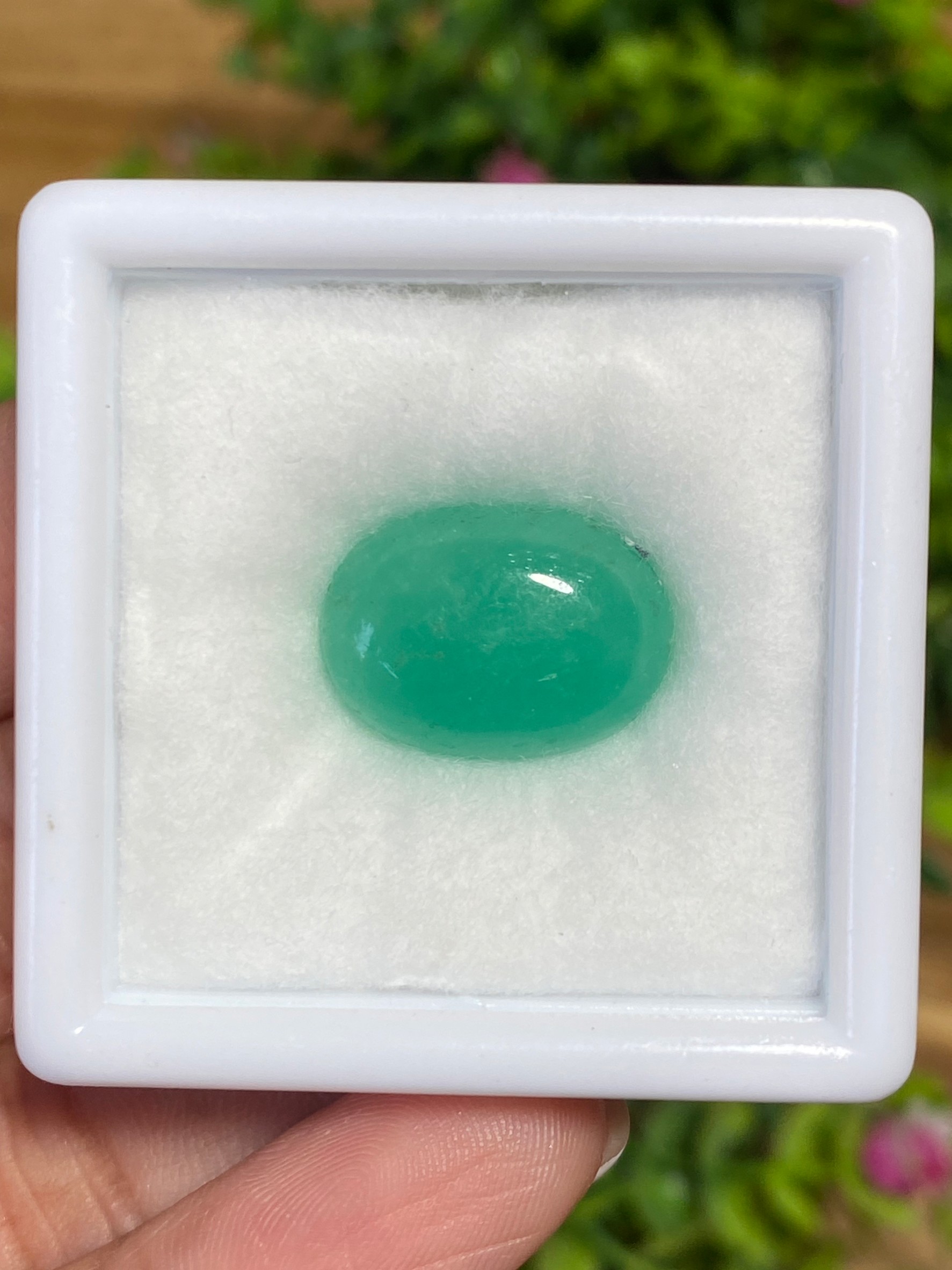 พลอย มรกต โคลัมเบีย Colombian Emerald 9.81 กะรัต (Cts.) พร้อมใบเซอร์ พลอยแท้ อัญมณีมงคลประจําวันเกิด เครื่องประดับพลอย