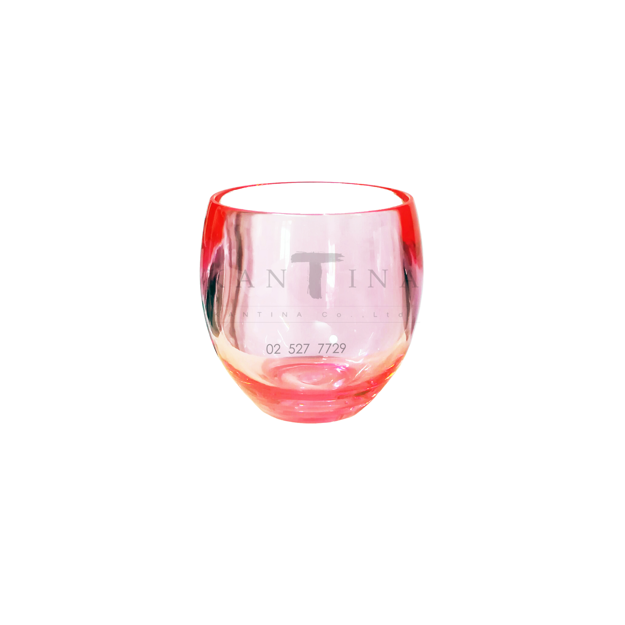 แก้วโพลีคาร์บอเนต แก้วสระน้ำ - BEACH RED (8912)