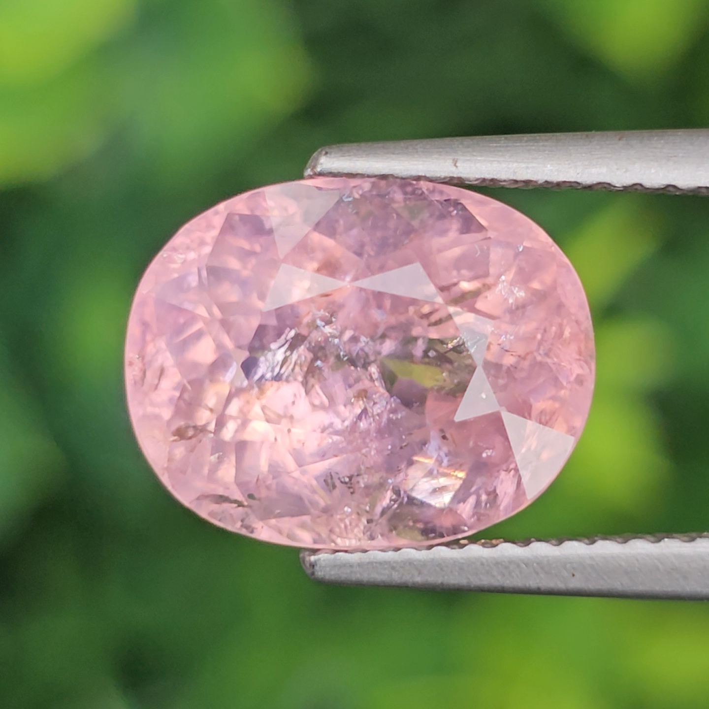 พลอย ทัวร์มารีน (Pink Tourmaline) 6.00 กะรัต (Cts.) อัญมณีมงคลประจําวันเกิด เครื่องประดับพลอย