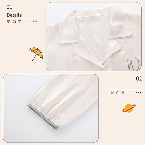 🚩พร้อมส่ง🚩ชุดนอนผ้าซาติน Silk Satin ผ้าไหมซาตินเกรดพรีเมี่ยม ผ้านุ่มลื่นละมุนผิว ใส่สบายไม่ร้อน (CT115)