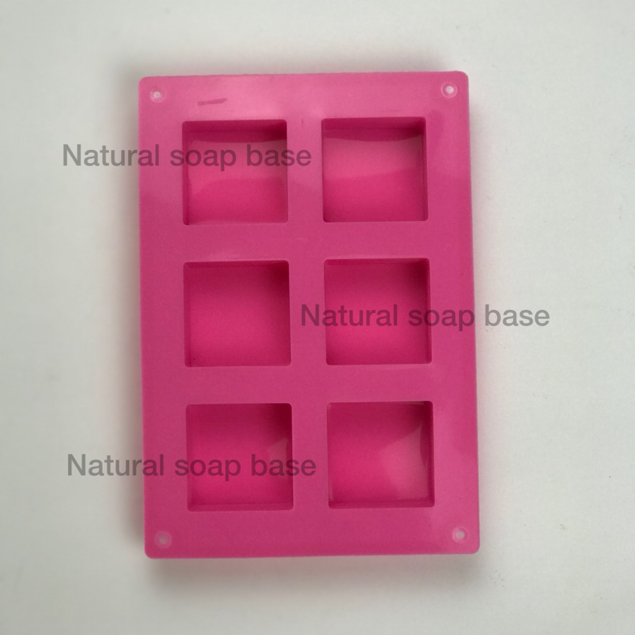 แม่พิมพ์ซิลิโคน สี่เหลี่ยมจัตุรัส ขนาด 60 กรัม ขนาด 5*5*2.5 cm (ราคารวม Vat 7%)