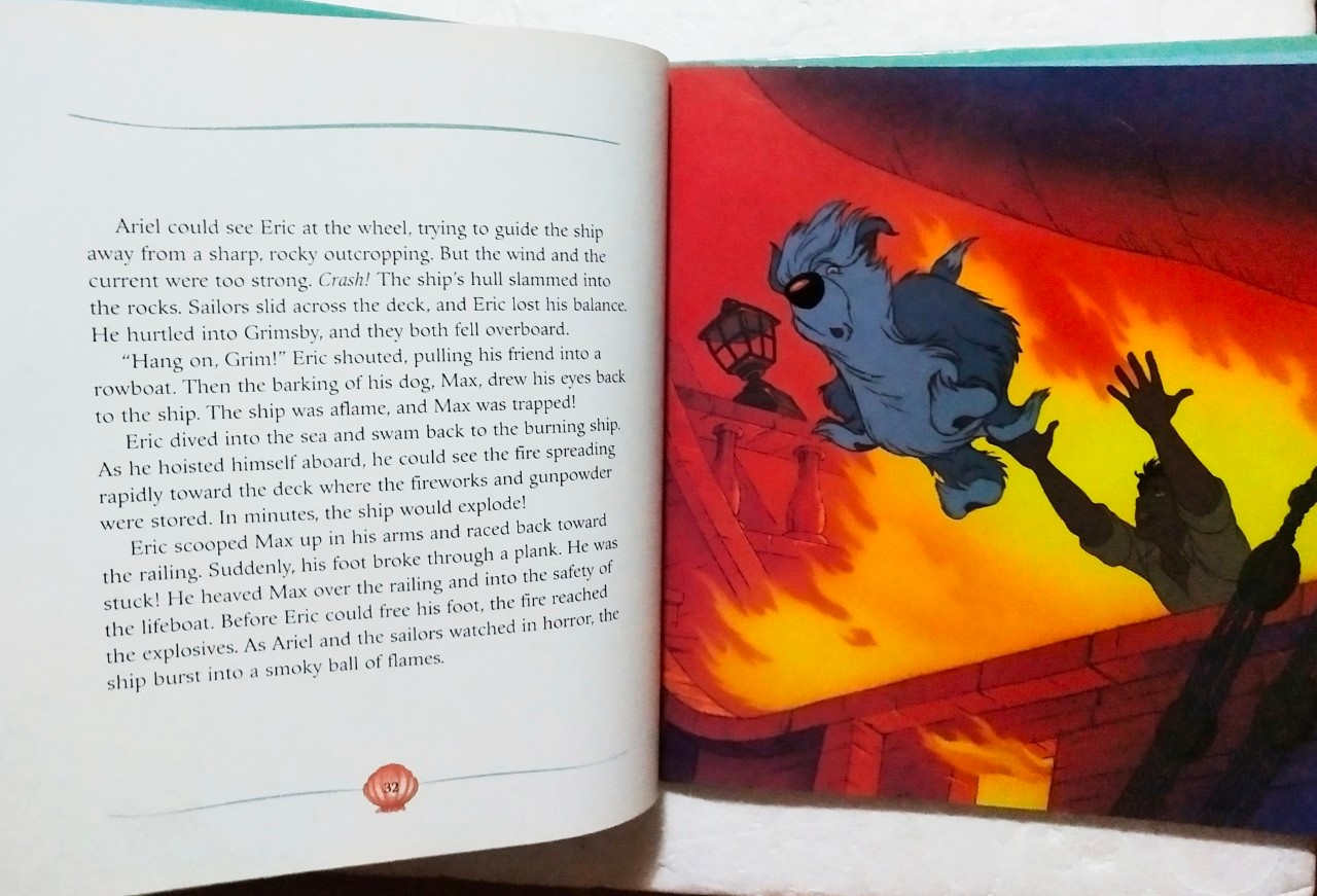 หนังสือนิทานภาพสวย**ปกหลังมีตำหนิตรงสันบนและมีรอยตามภาพ, เจ้าหญิงเงือกน้อย แอเรี่ยล The Little Mermaid