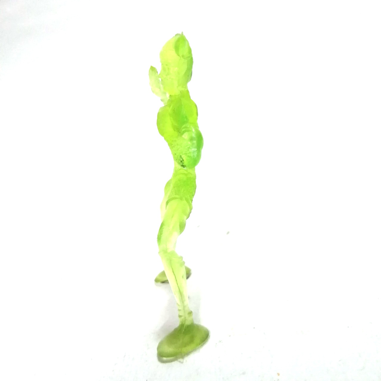 ตุ๊กตุ่นยางแอนท์ สีเขียวใส หุ่นยนต์ผู้หญิงผู้ช่วย จากขบวนการแฟลชแมน ขนาดตามรูป เก่าเก็บสภาพดี