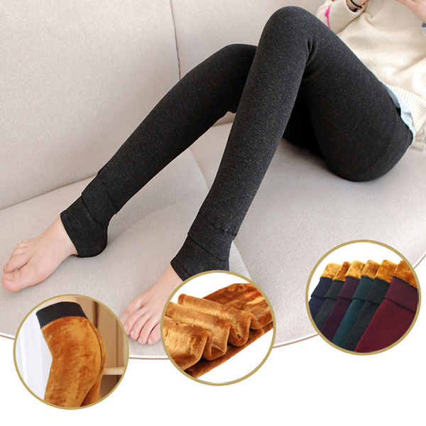 เลกกิ้งกันหนาวรุ่นหนาซับแคชเมียร์หนานุ่ม ใส่ติดลบได้ชัวร์ (11715L)