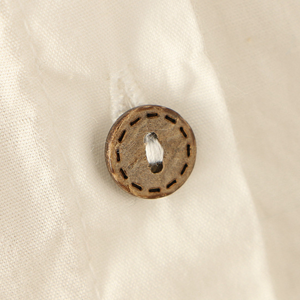 เดรสเชิ้ตสไตล์วินเทจ แขนยาว ปักลายกระบองเพชร (12302LM)