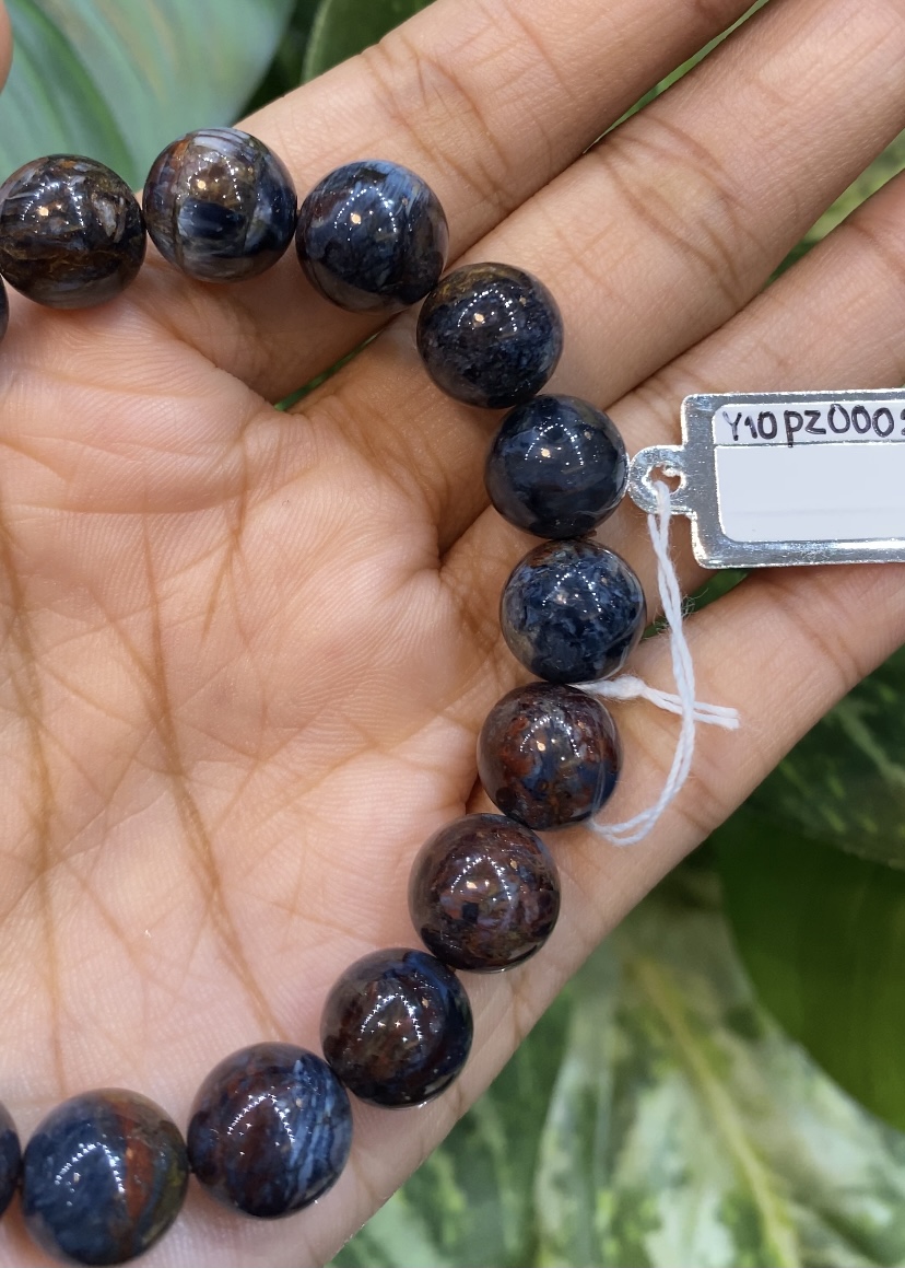 กำไลพลอยแท้ ปีเตอร์ไซต์ Pietersite Bracelet