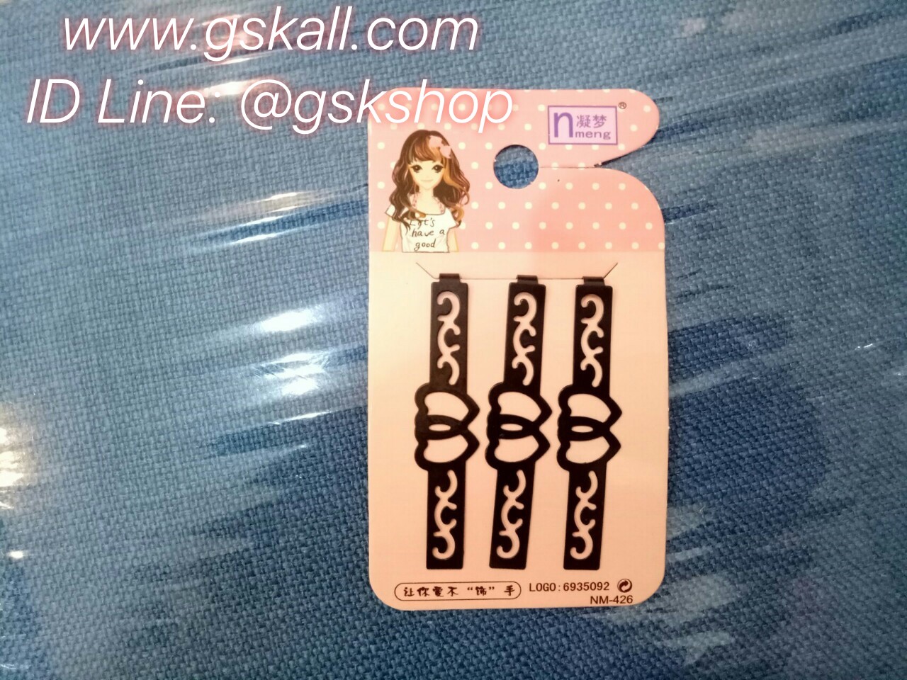 กิ๊ฟแผงชมพู น่ารักสาวแรกรุ่น เหมาะสำหรับวัยเรียน