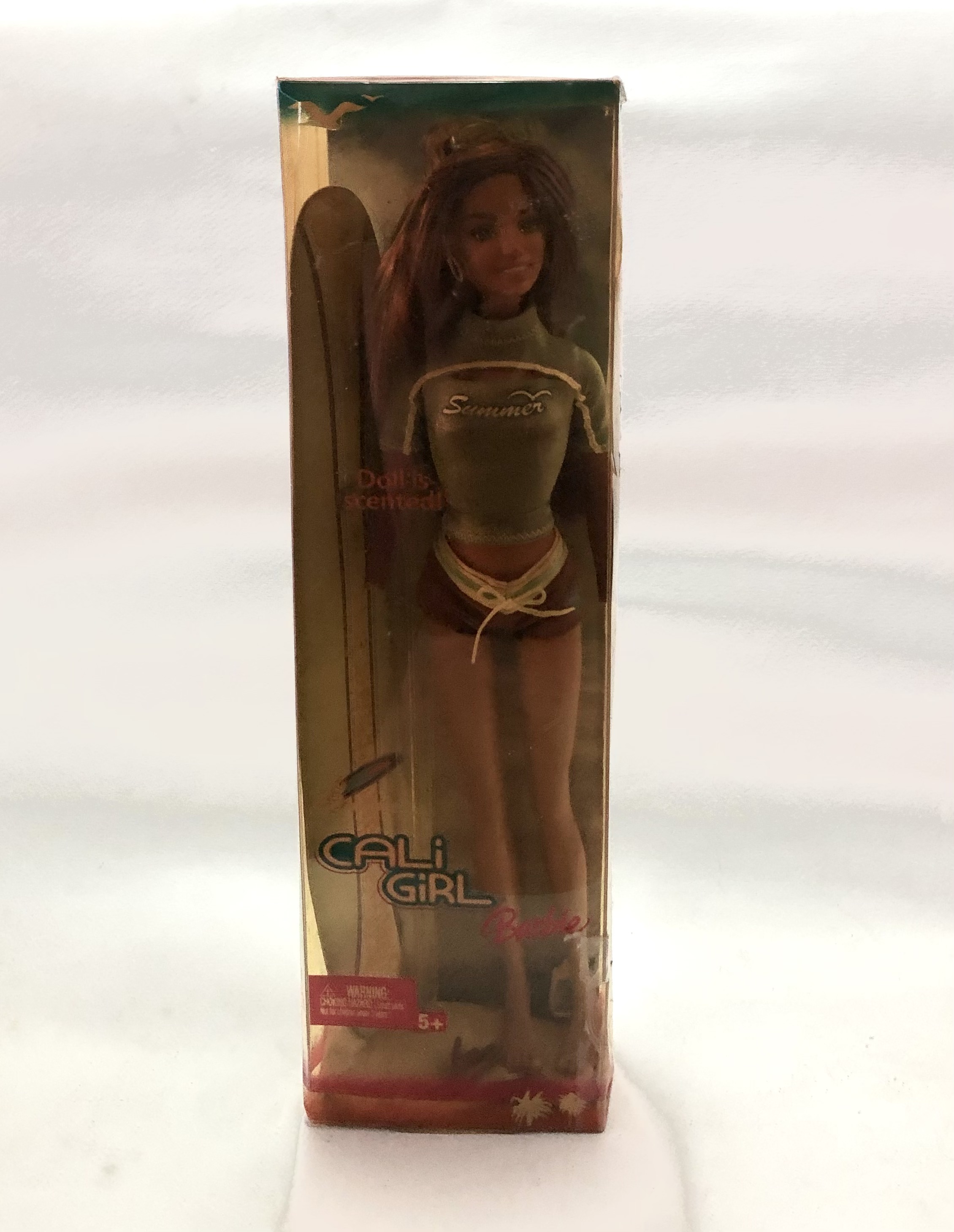 มือ2 เก่าเก็บในแพ็ค ***มือหักทั้งสองข้างตามเวลา บาร์บี้ชายหาด รุ่น Cali Girl