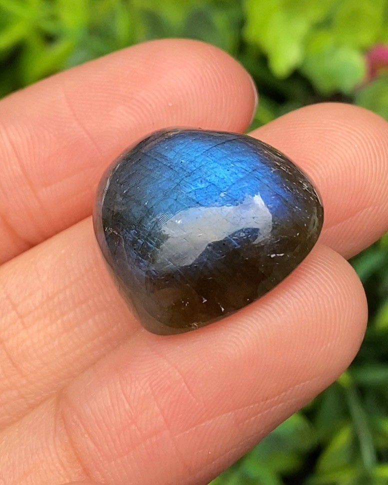 พลอย ลาบราดอไรต์ (Labradorite) 29.09 กะรัต (Cts.) พลอยแท้ อัญมณีมงคลประจําวันเกิด เครื่องประดับพลอย
