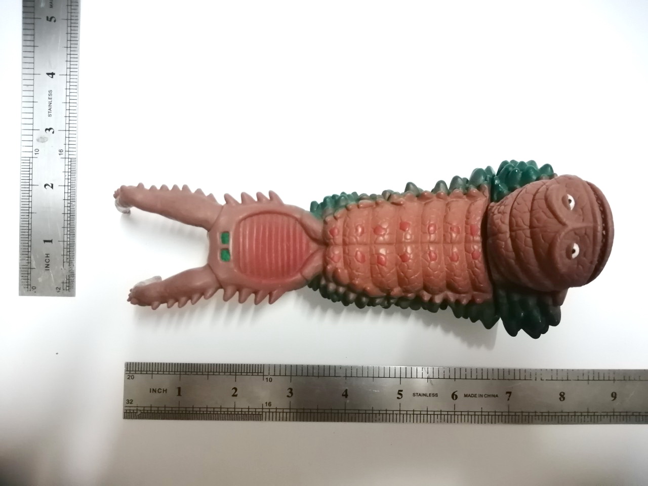 ซอฟ7นิ้ว สัตว์ประหลาด ทวินเทล คู่ปรับ คูดอน จาก อุลตร้าแมนแจ๊ค bandai china 1994 สภาพดี Soft 7" Monster Twin Tail from Utraman Jack