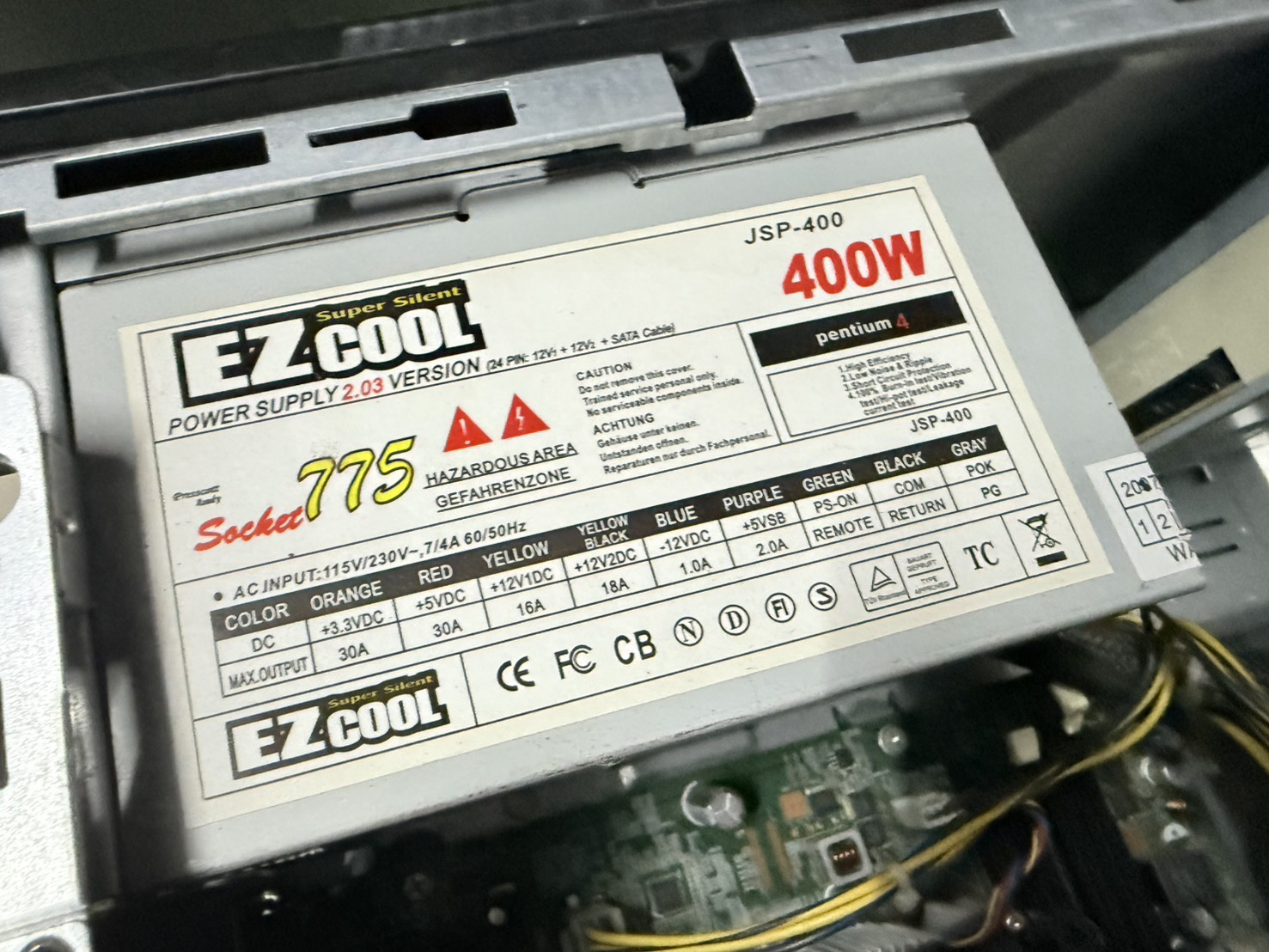 PC Dell Vostro 460 MT CPU i5-2400 Ram 8GB SSD 120GB