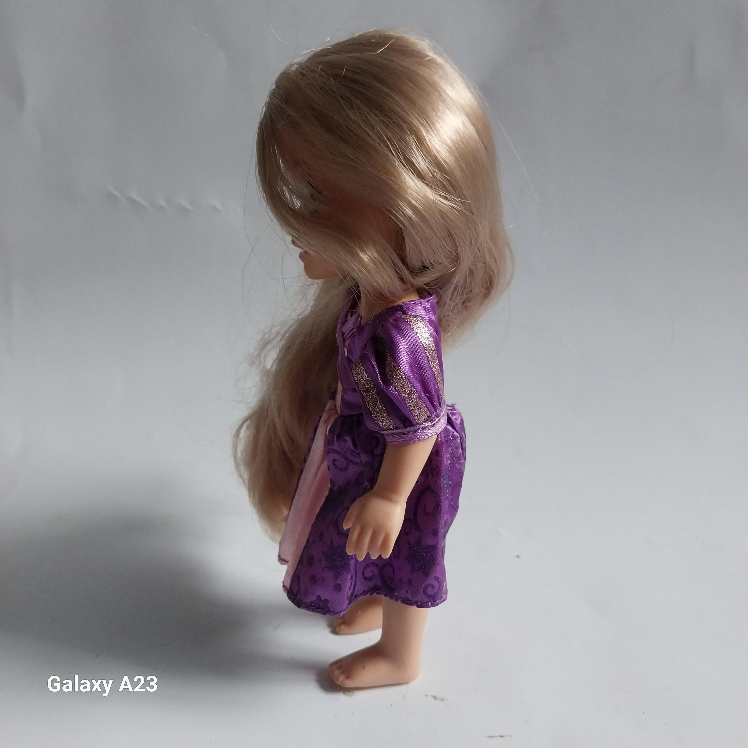 มีหลายภาพ ตุ๊กตาเจ้าหญิงราพันเซลเด็ก ของแท้ Disney ขนาด6"