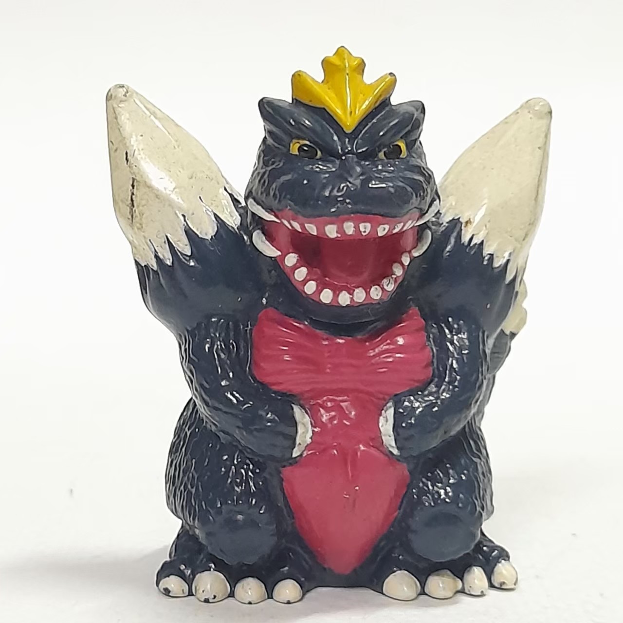 ฟิกเกอร์ยางตัน ขนาด2 นิ้ว สเปซก๊อตซิลล่า มือสองสภาพดีมีรอยบ้าง มีปั๊ม