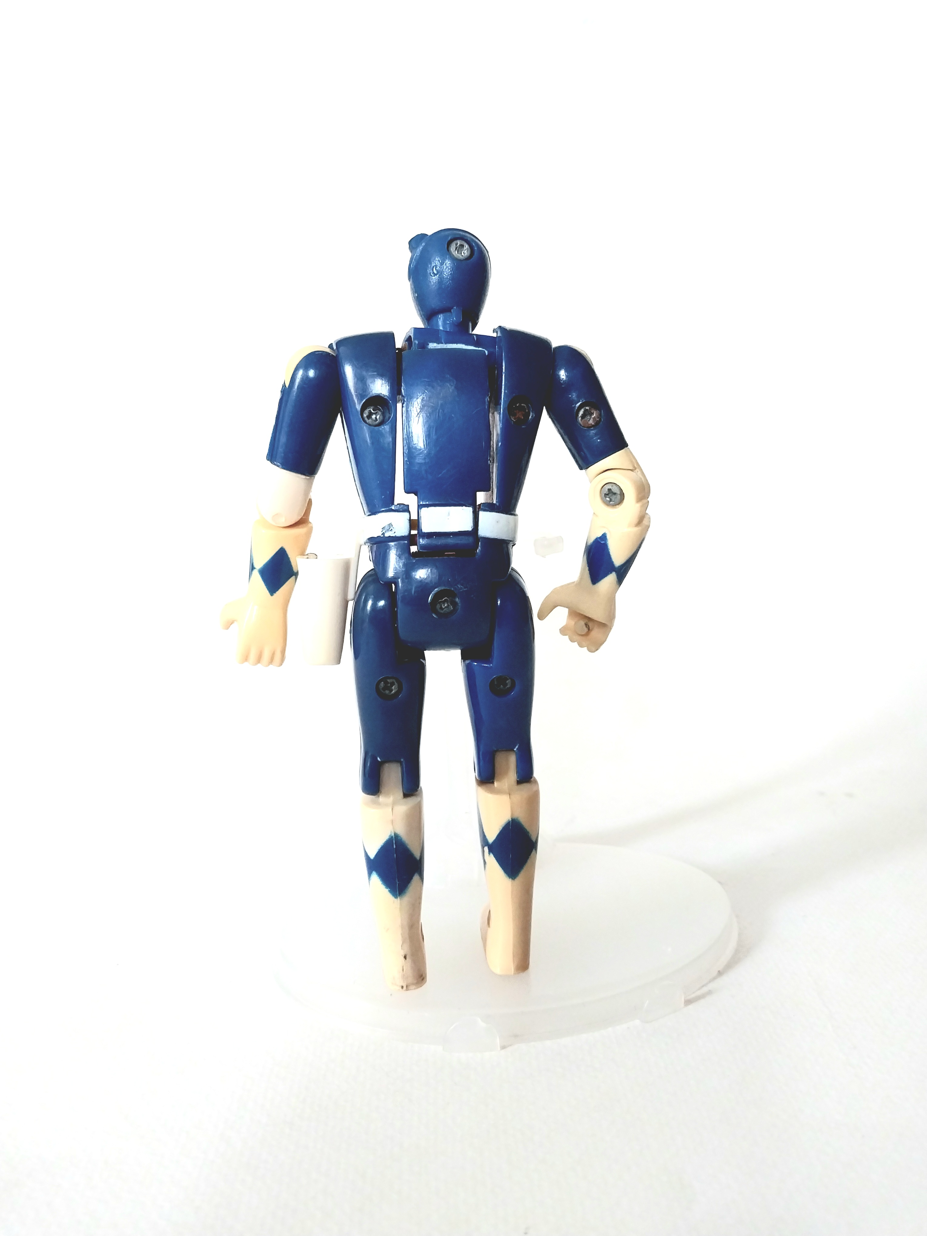 มีหลายภาพ, ของมีตามภาพ กดเข็มขัดไม่เด้ง ต้องพับเอง ,ตุ๊กตาแปลงร่าง บลูเรนเจอร์ จากขบวนการ เพาเวอร์เรนเจอร์ ขนาดตามรูป แปลงร่างได้