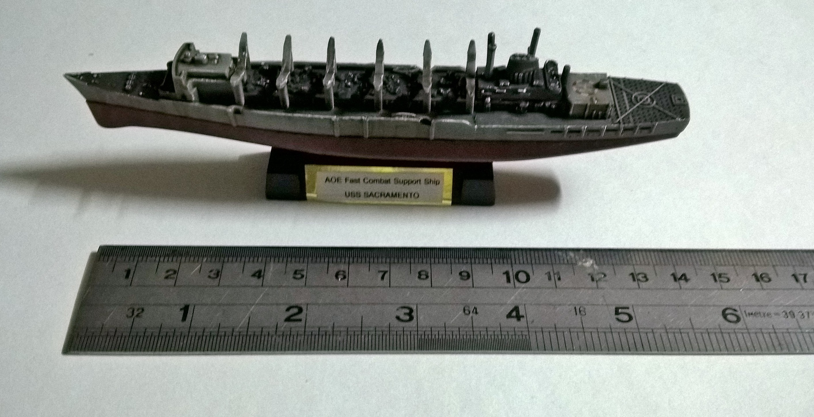 ขายโมเดลเรือรบ AOE FAST COMBAT SUPPORT Ship USS Sacramento