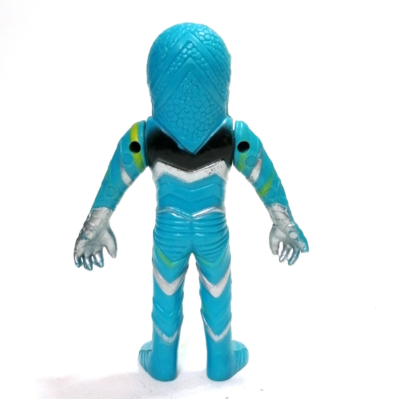 ฟิกเกอร์ 4 - 4,5 นิ้ว ขนาดตามรูป งานไทย งานเก่า มนุษย์ดาวกัส จากอุลตร้าเซเว่น ขยับแขนขาได้ พลาสติกโปร่ง สภาพดีมีรอยบ้าง ค่อนข้างหายาก