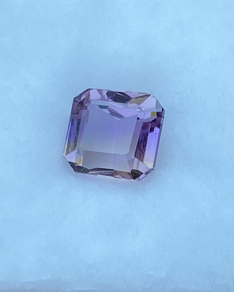 พลอย อเมทริน Natural Ametrine 3.60 กะรัต (Cts.)พลอยแท้ อัญมณีมงคลประจําวันเกิด เครื่องประดับพลอย