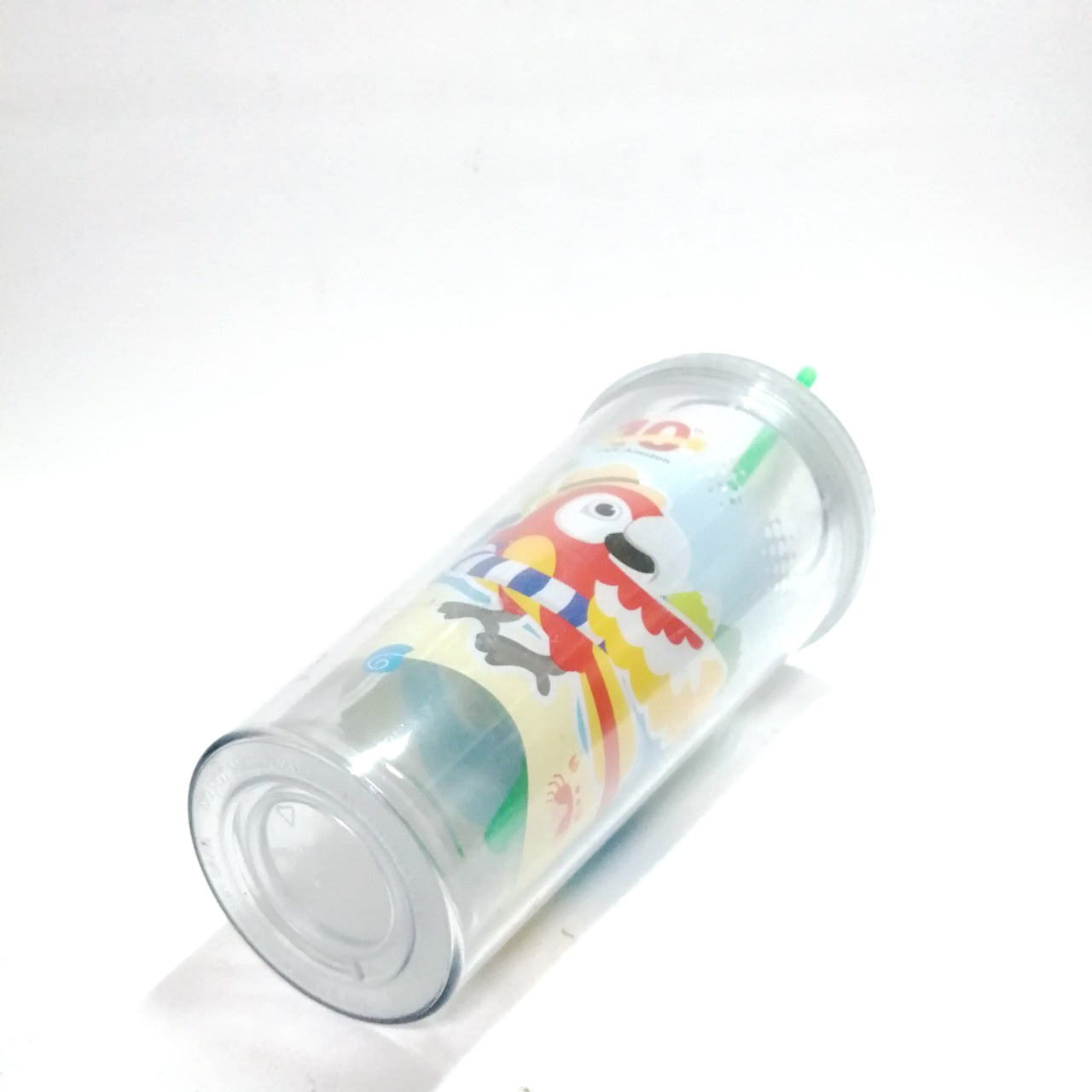 กระบอกใส่น้ำ พรีเมี่ยมครบรอบ10ปี กาแฟอเมซอน ขนาดตามรูป สภาพดี มีรอยบ้าง