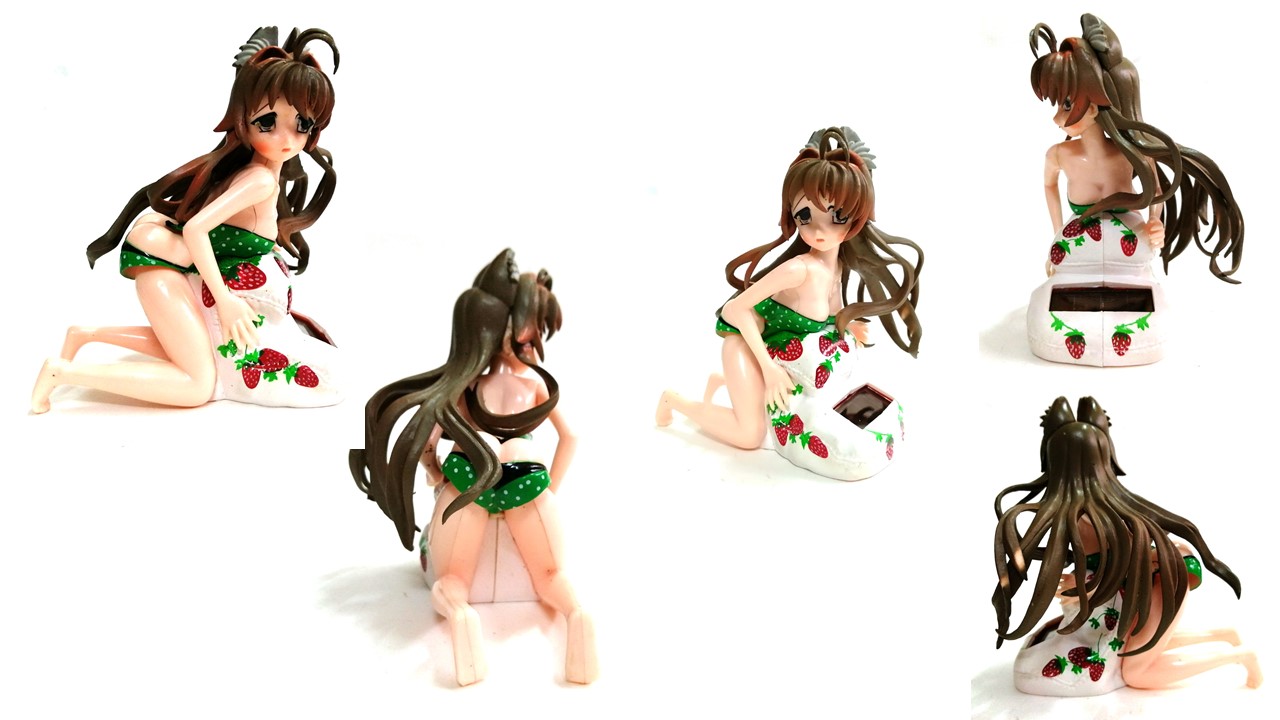 ตุ๊กตาส่ายหัว ตุ๊กตาหัวโยก**สำหรับตั้งโชว์เท่านั้น ไม่สามารถโยกได้เนื่องจากระบบรับแสงไม่ทำงาน ,เด็กสาวสวมชุดว่ายน้ำเกาะโขดหิน 2 ตัว