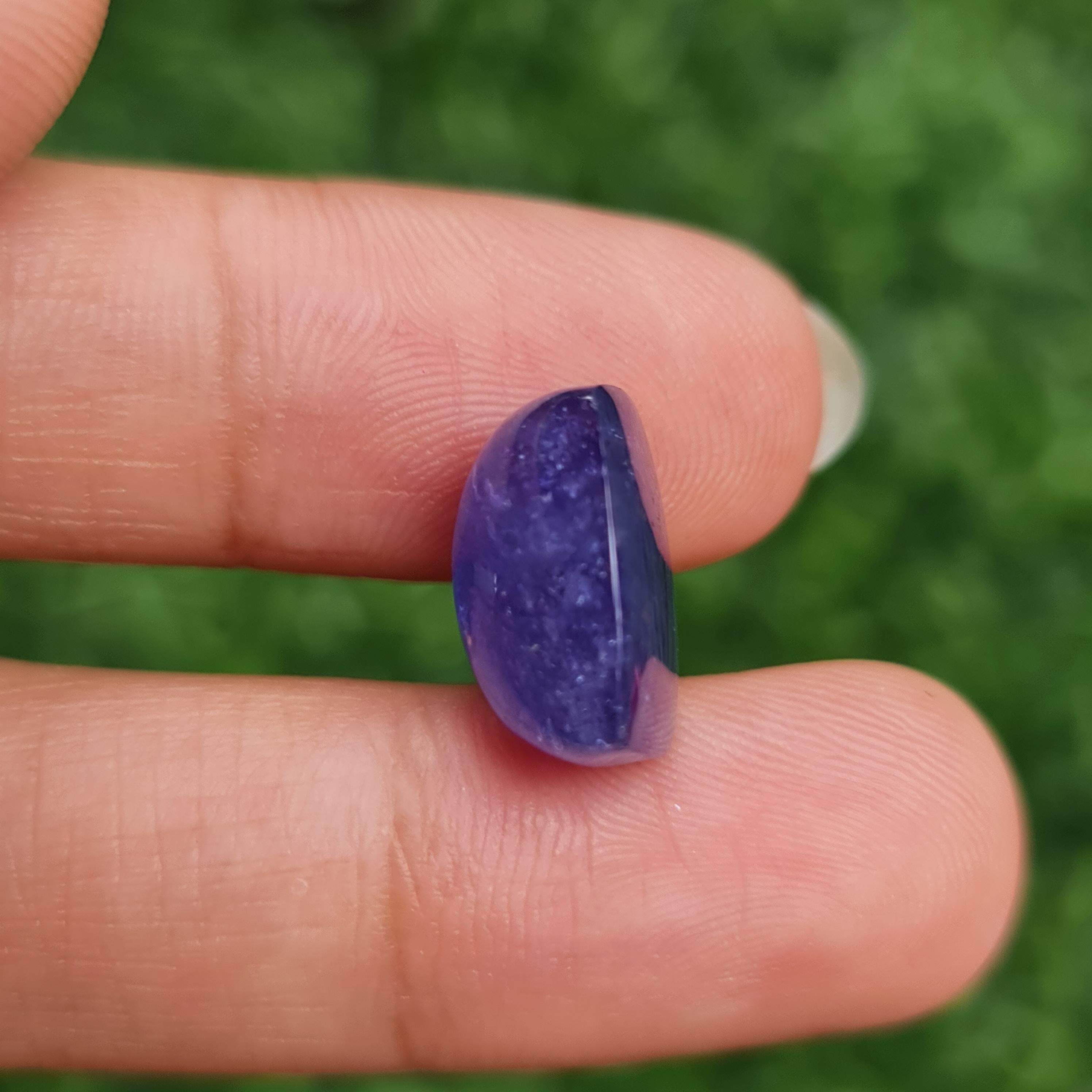 พลอย แทนซาไนท์ Tanzanite 11.69 กะรัต (Cts.) พลอยแท้ อัญมณีมงคลประจําวันเกิด เครื่องประดับพลอย