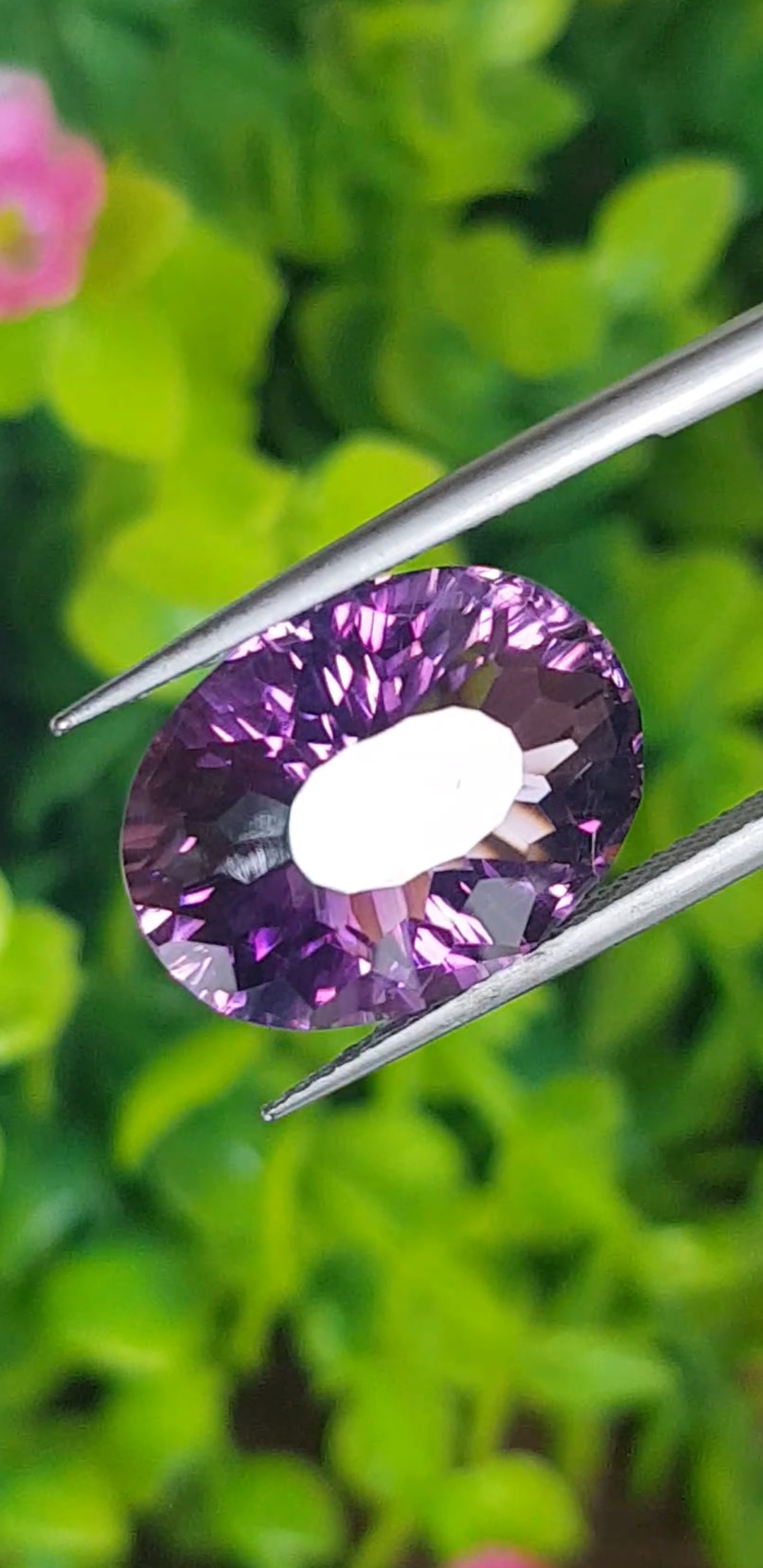 พลอย อเมทิส Amethyst 10.80 กะรัต (Cts.) พลอยแท้ อัญมณีมงคลประจําวันเกิด เครื่องประดับพลอย