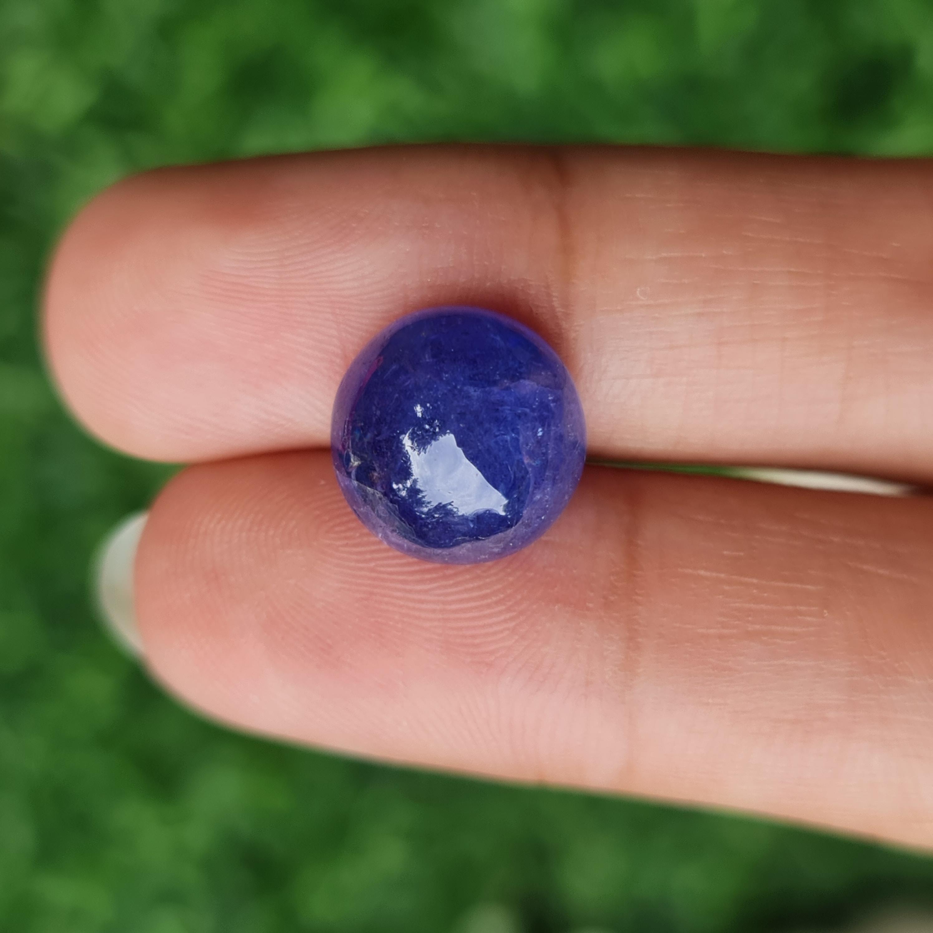 พลอย แทนซาไนท์ Tanzanite 8.94 กะรัต (Cts.) พลอยแท้ อัญมณีมงคลประจําวันเกิด เครื่องประดับพลอย