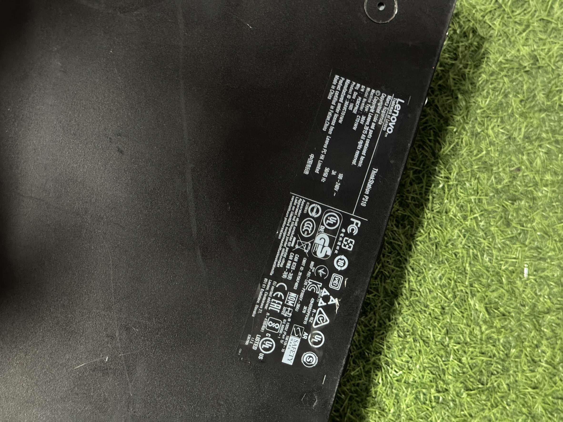 PC Lenovo ThinkStation P310 SFF Cpu i5-6500 Ram 8 GB SSD 120 GB