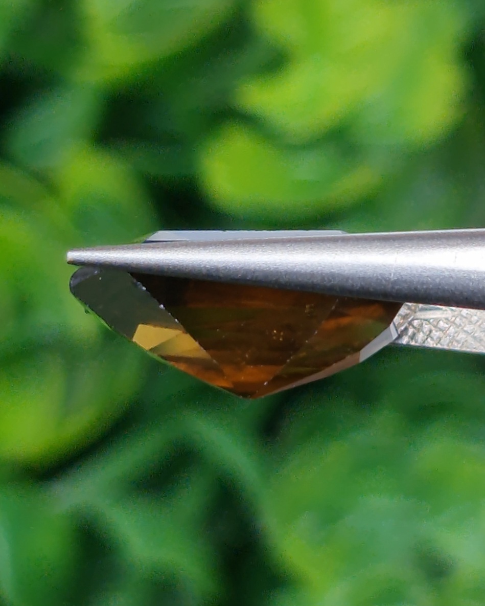พลอย สโมกกี้ ควอตซ์ Smoky Quartz 9.39 กะรัต(Cts.) พลอยแท้อัญมณีมงคล ประจําวันเกิด เครื่องประดับพลอย
