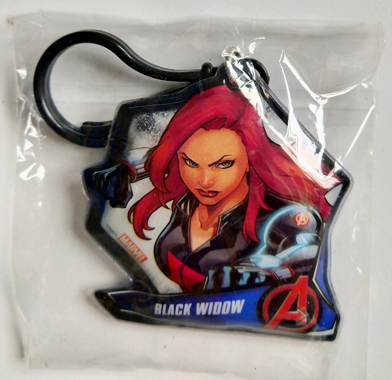 ของสะสม จาก Marvel's Black Widow ,พวงกุญแจโฟมนิ่ม black widow ลายเส้นการ์ตูนสะสมจากขนมขบเคี้ยว