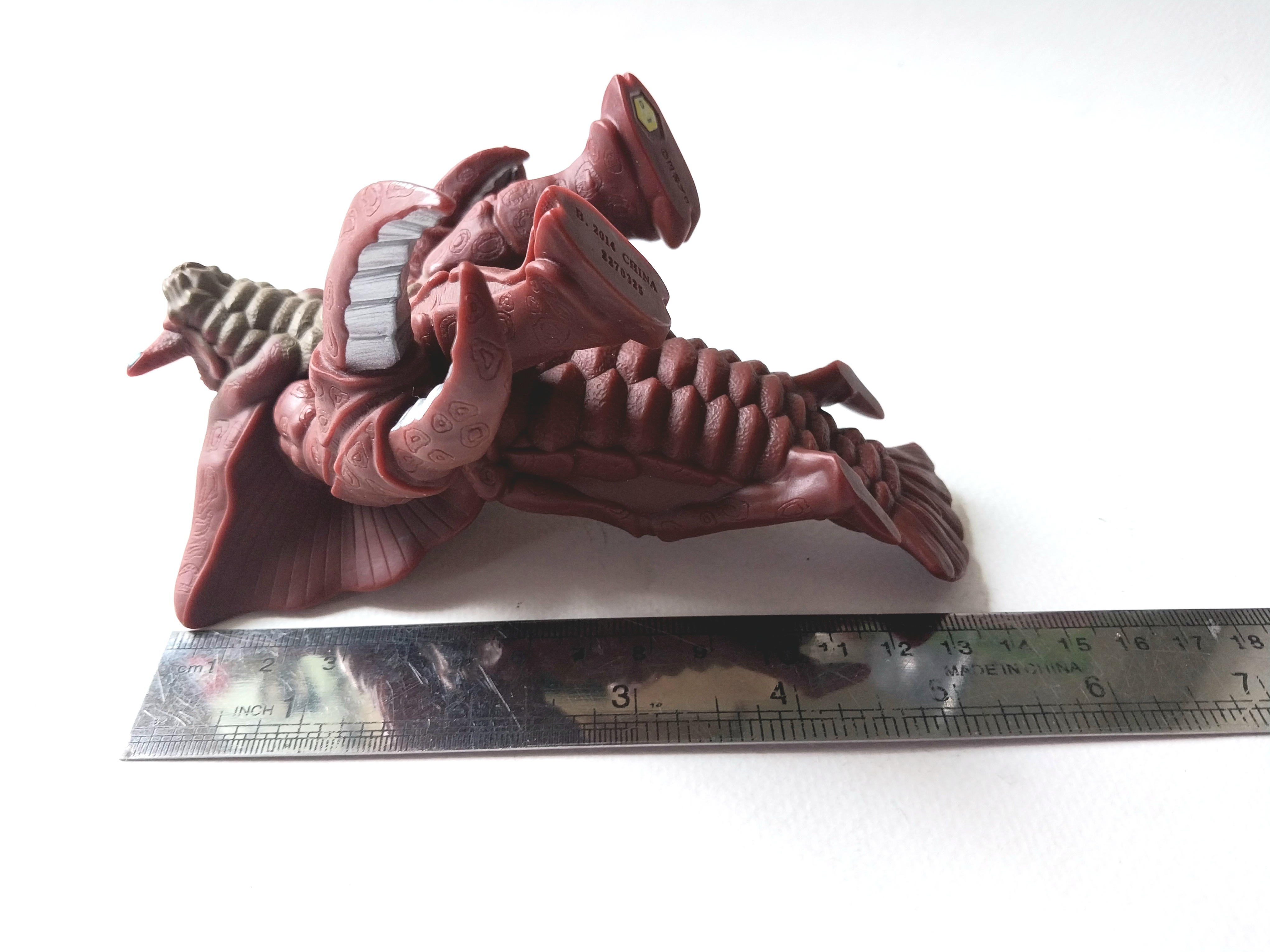 ซอฟ5นิ้ว สปาร์คดอล สัตว์ประหลาด เรคิวบัส จากอุลตร้าแมนไดน่า ขนาดตามรูป สภาพดี งาน bandai 1989 japan มีรอยบ้างขาย สติ๊กเกอร์อยู่ครบ