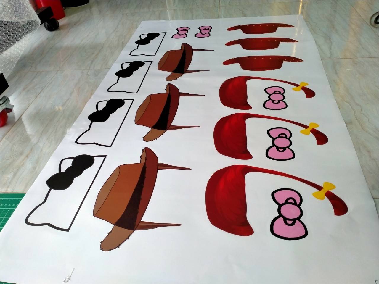 งานสติ๊กเกอร์ไดคัท