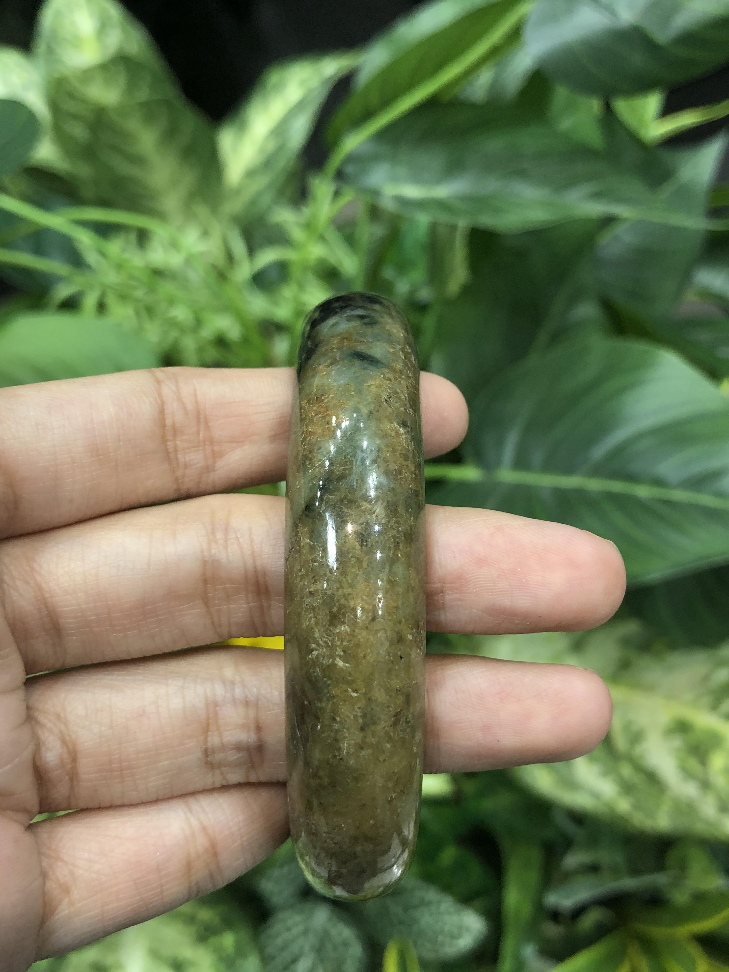 J05C0119 หยก พม่า แท้ Jade กำไลหยก 62.9 มม (Jade bracelet) พม่า (Myanmar)